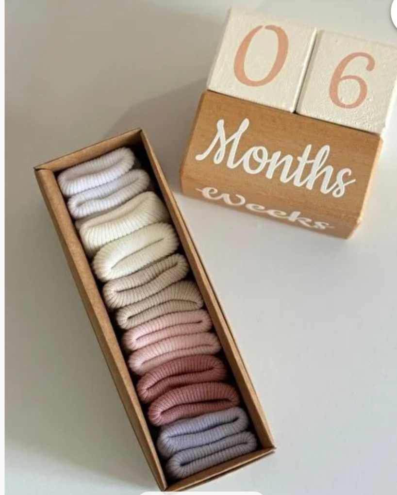 Newborn Baby Socks 6-Pack – 0–6 Months