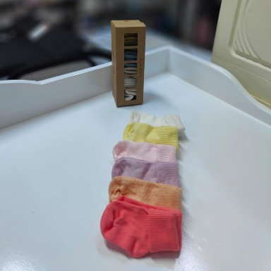 Newborn Baby Socks 6-Pack – 0–6 Months