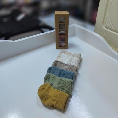 Newborn Baby Socks 6-Pack – 0–6 Months