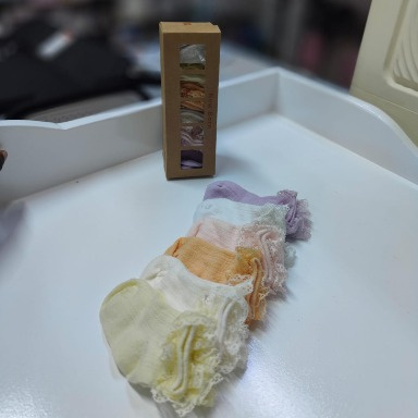 Newborn Lace Ruffle Socks 6-Pack – 0–6 Months