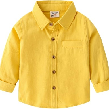 Vakvak Kids Printed Cotton Long Sleeve Shirt – Stylish Boys Formal Wear