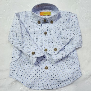 Vakvak Kids Printed Cotton Long Sleeve Shirt – Stylish Boys Formal Wear