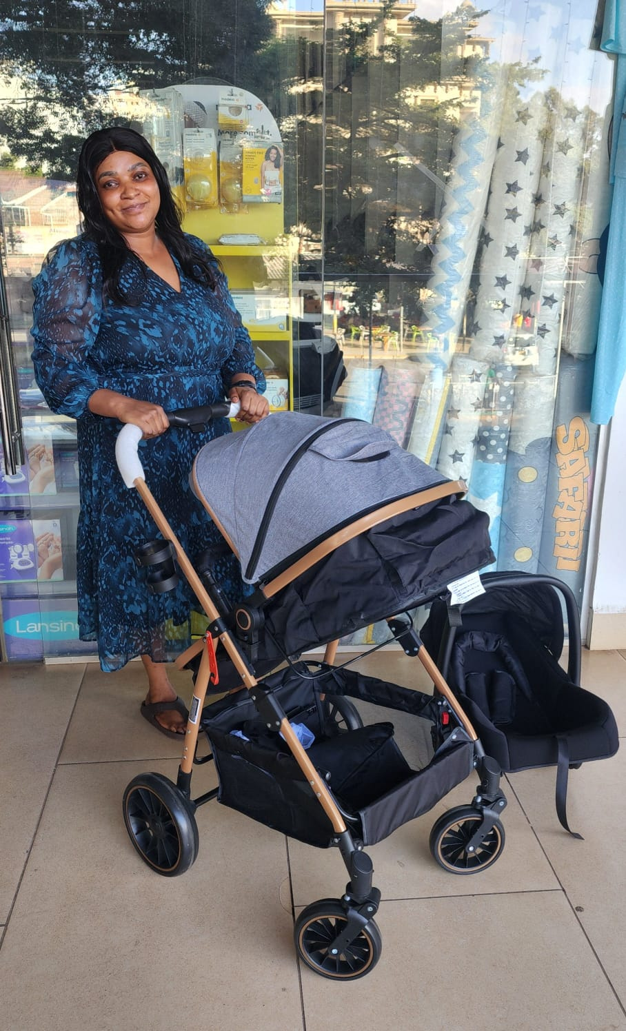 Versatile 3-in-1 Baby Travel System Gray – Stroller, Bassinet & Car Seat