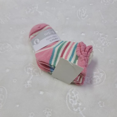Carter's 3-Pack Baby Socks – Soft Cotton Blend with Non-Slip Grip