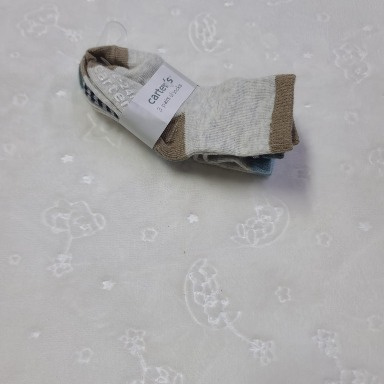 Carter's 3-Pack Baby Socks – Soft Cotton Blend with Non-Slip Grip