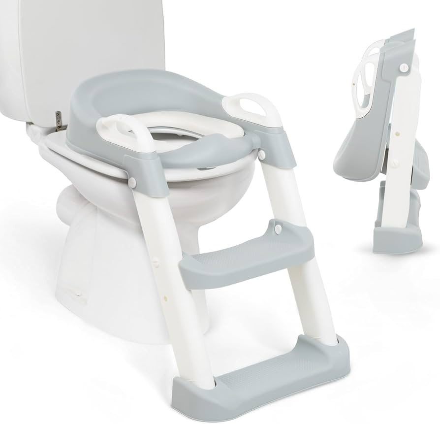 Toilet Training Seat with Ladder – Foldable Toddler Potty Trainer