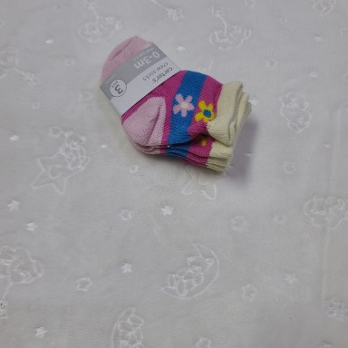 Carter’s Antislip Baby Socks 0–3 Months – Soft Cotton Blend