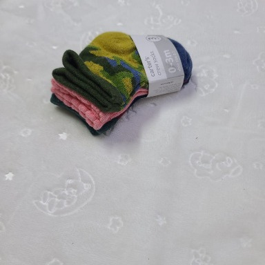 Carter’s Anti-Slip Baby Socks 0–3 Months – Soft & Grippy