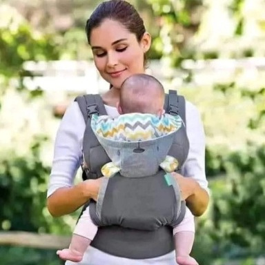 Infantino Cuddle Up™ Ergonomic Hoodie Carrier Grey | Baby Carrier Kenya