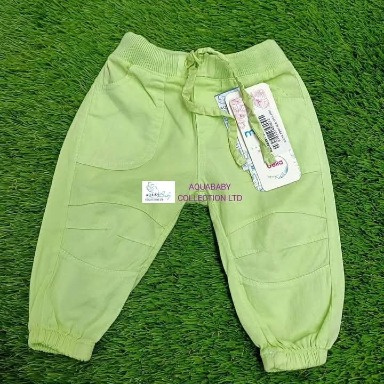 Mai Bella Kids Cargo Pants – Pink & Green Casual Trousers