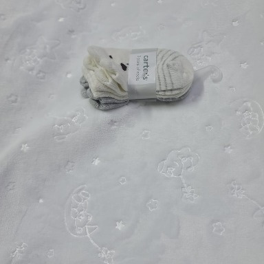 Carter’s Anti-Slip Socks for Babies & Kids (3-Pack) 13–16 cm Non-Skid Toddler Socks