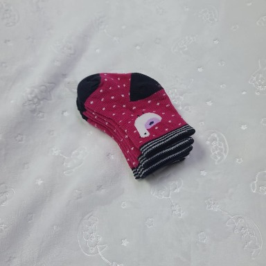 ELFINDOLL Anti-Slip Socks for Babies & Kids (3-Pack) 13–16 cm Non-Skid Toddler Socks