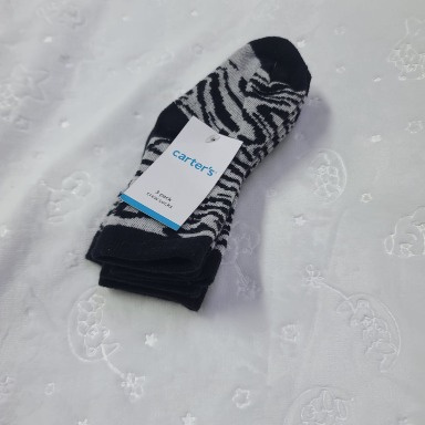 Carter’s Kids 3-Pack Socks 13–16 cm Non-Skid Socks