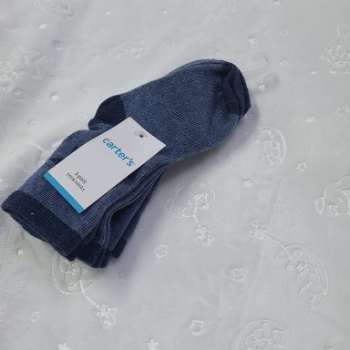 Carter’s Kids 3-Pack Socks 13–16 cm Non-Skid Socks