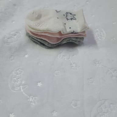 ELFINDOLL Anti-Slip Socks 3-Pack 13–16 cm Non-Skid Toddler Socks