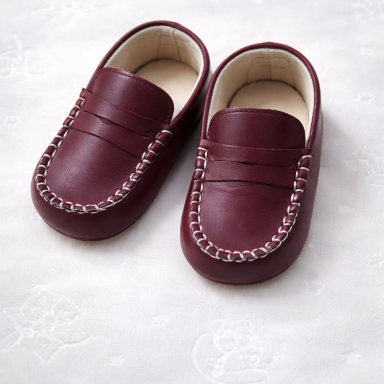 Defne Baby Loafers prewalker – Soft Sole Moccasin Booties for Infants (Size 19)