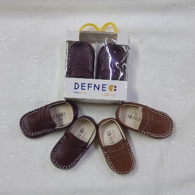 Defne Baby Loafers prewalker – Soft Sole Moccasin Booties for Infants (Size 19)