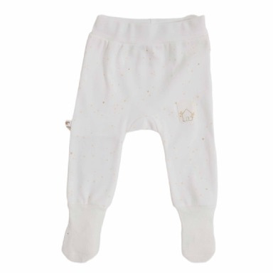 AQUABABY White Baby Trousers – 0-6 Months, Soft & Breathable