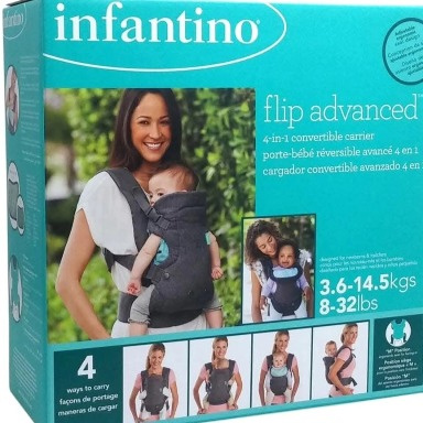 Infantino Flip 4-in-1 Convertible Baby Carrier | Ergonomic Carrier Kenya