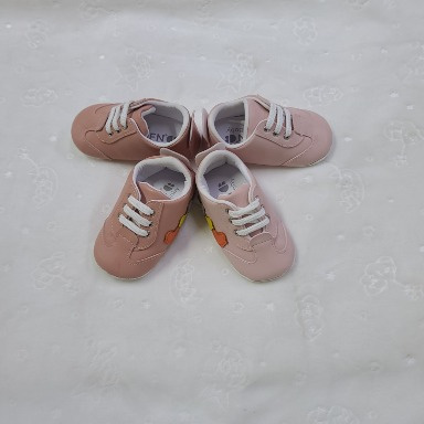 Defne Pink Baby Prewalker Sneakers Size 19 (9–12 Months)