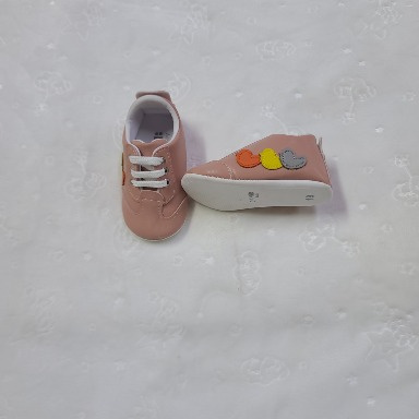 Defne Pink Baby Prewalker Sneakers Size 19 (9–12 Months)