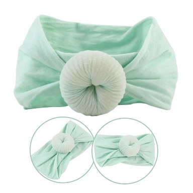 Donut Turban Baby Headband – Soft Stretch Hair Accessory for Infants & Toddlers