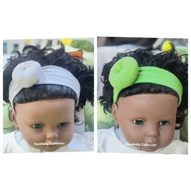 Donut Turban Baby Headband – Soft Stretch Hair Accessory for Infants & Toddlers