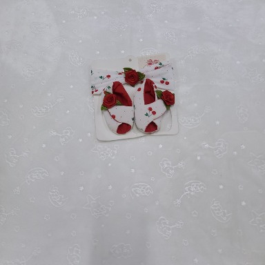 Baby Girl Booties & Headband Set | Soft Cotton Newborn Shoes