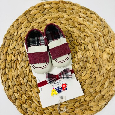 Baby Loafer prewalker Shoes & Bow Tie Set – Infant Formal Outfit Gift Set