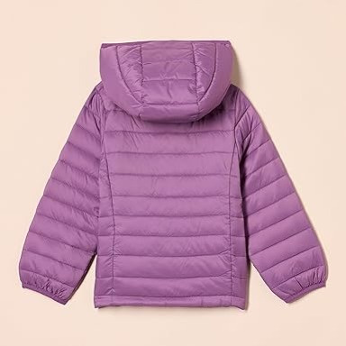 Michael Kors Toddler Quilted Puffer Jacket – Purple (9–12 Months)