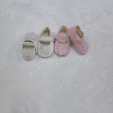 Baby Girl Prewalker Shoes Size 18 – Floral Mary Jane Infant Shoes