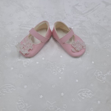 Baby Girl Prewalker Shoes Size 18 – Floral Mary Jane Infant Shoes