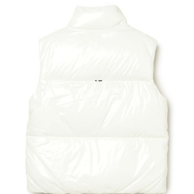 White/ pink  Quilted Puffer Vest for Kids – Cilento Designer Wear