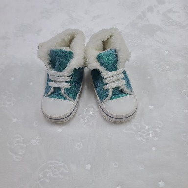 Baby Pattini Fur-Lined Prewalker Sneakers | Soft Sole Infant First Walker Shoes (Size 17)