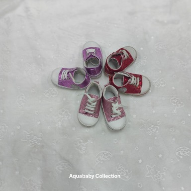 Papulin Baby Glitter Prewalker Shoes Size 17 (0–4 Months)