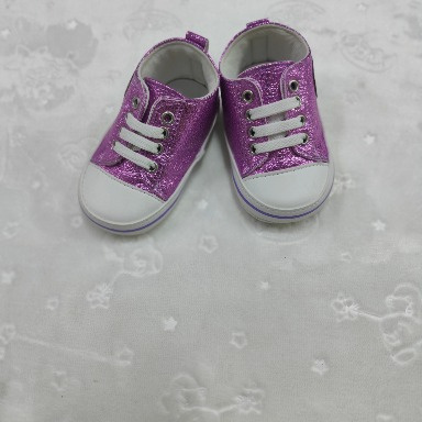 Papulin Baby Glitter Prewalker Shoes Size 17 (0–4 Months)
