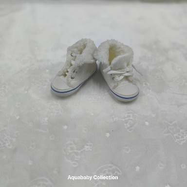 Papulin Plush-Lined Baby Prewalker Sneakers Size 17 (0–4 Months)