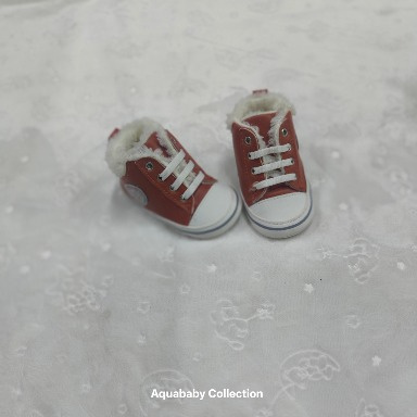 Papulin Plush-Lined Baby Prewalker Sneakers Size 17 (0–4 Months)