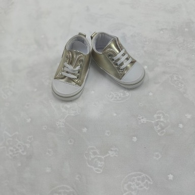 Papulin Infant & Pre-Walker Canvas Sneakers – Size 17 (0–4 Months)