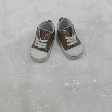 Papulin Infant & Pre-Walker Canvas Sneakers – Size 17 (0–4 Months)