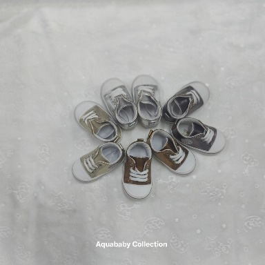 Papulin Infant & Pre-Walker Canvas Sneakers – Size 17 (0–4 Months)