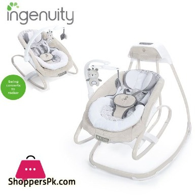 Ingenuity Smart size gliding swing and rocker