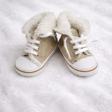 Papulin Baby Prewalker Booties – High-Top Winter Shoes Size 18 (4–9 Months)