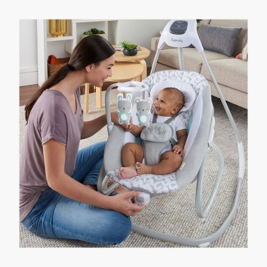 Ingenuity simple comfort cradling swing