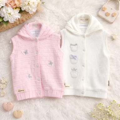 Baby Knit Hooded Vests – Cute & Cozy (3–18 Months)