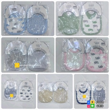 2 PC Cotton bibs
