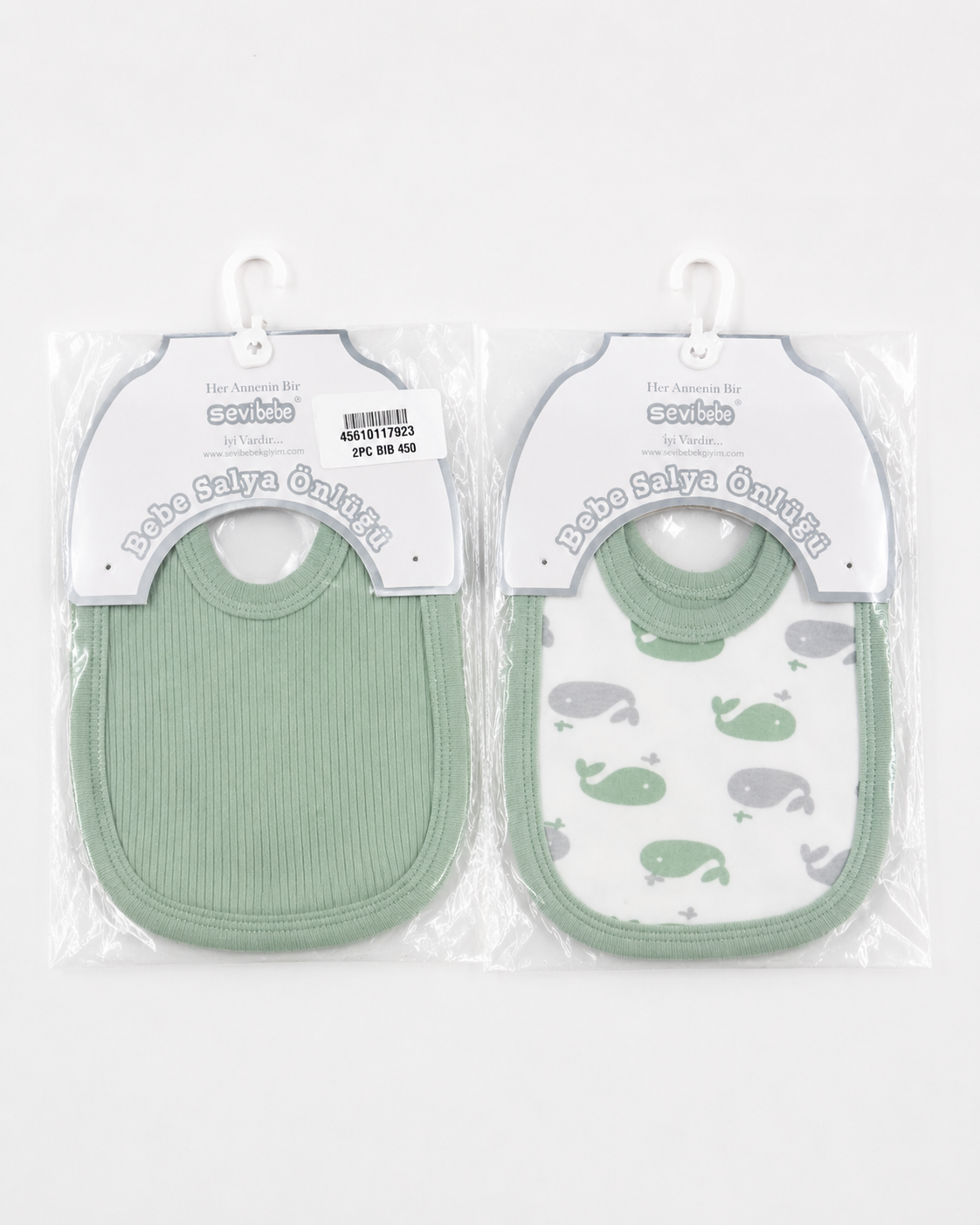 Sebi Bebe 2-Pack Baby Bib Set