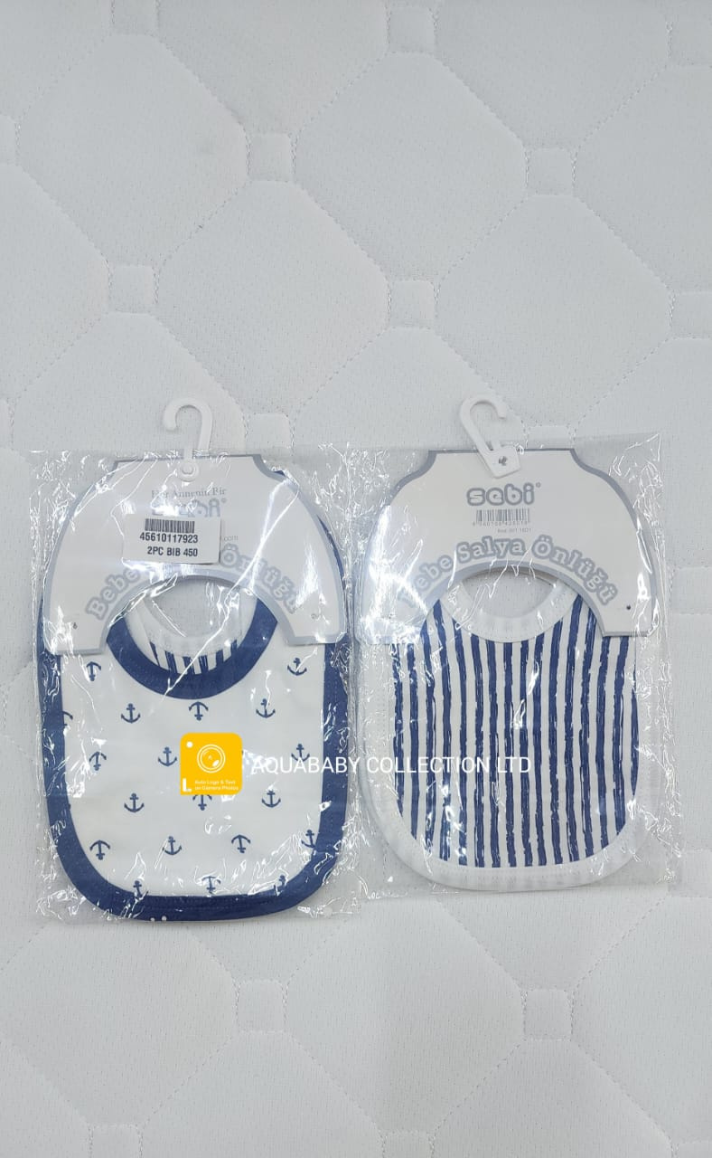Sebi Bebe 2-Pack Baby Bib Set