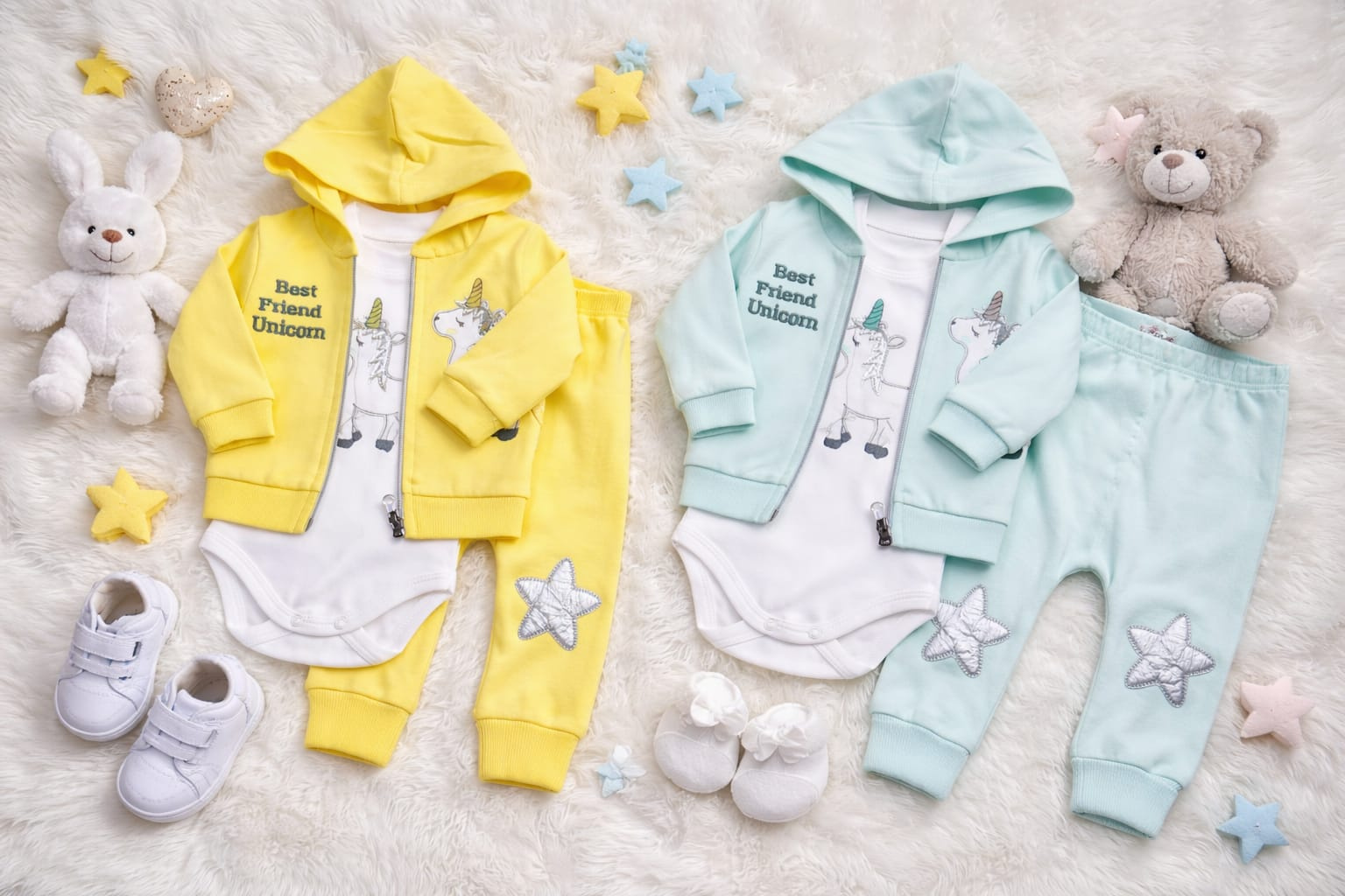 Unicorn 3 piece set -Aquababy