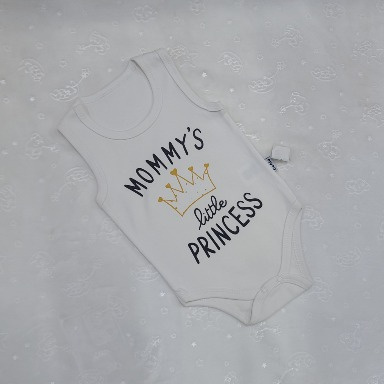 Bebio Sleeveless Baby Bodysuit Cotton (3M–18M Sizes)